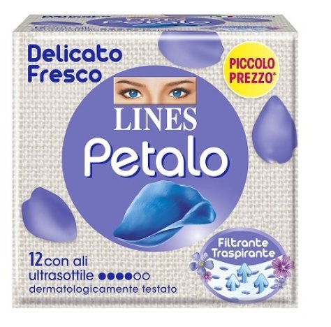 Lines petalo blu con ali