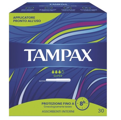 TAMPAX SUPER BLUE BOX 30PZ 8994