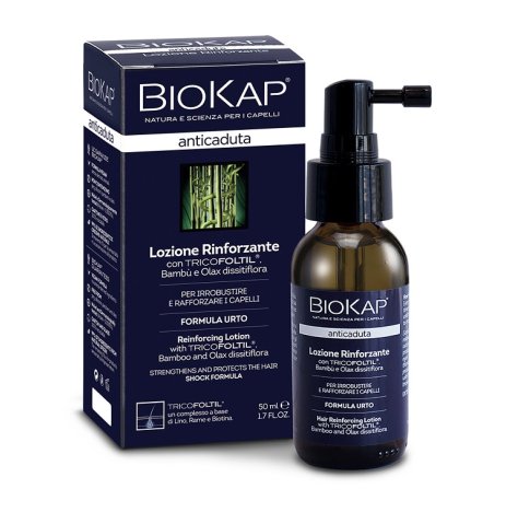 Biokap lozione rinforzante anticaduta con tricofoltil nuova formula 50 ml