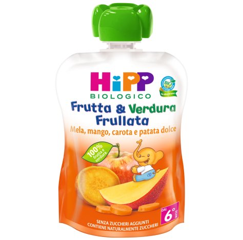 HIPP ITALIA Srl Hipp frutta e verdura frullata mela mango carota e patata 90g 