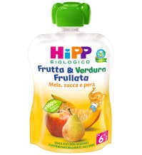 HIPP ITALIA Srl Hipp frutta e verdura frullata mela pera e zucca 90g 