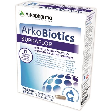 ARKOFARM SRL ARKOBIOTICS SUPRAFLOR INTEGRATORE DI FERMENTI LATTICI 30 CAPSULE