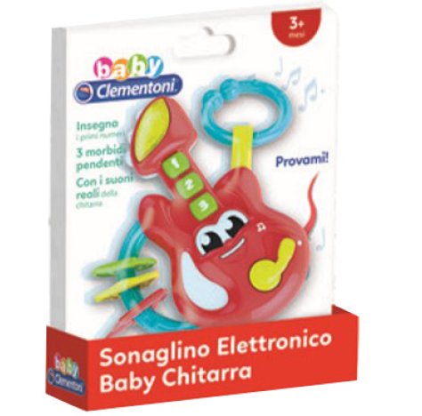 CLEMENTONI. - SONAGLINO ELETTRONICO  BABY CHITARRA 