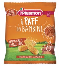 Plasmon dry snack paff lenticchie e patate dolci