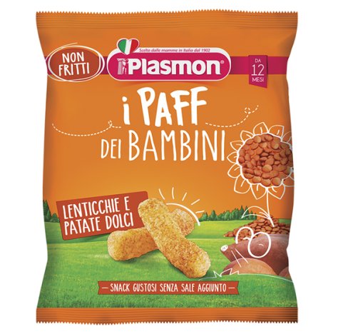 Plasmon dry snack paff lenticchie e patate dolci