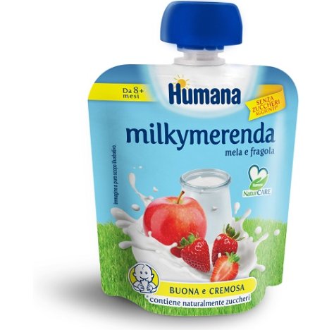 HUMANA ITALIA Spa Milkymerenda mela e fragola 100g