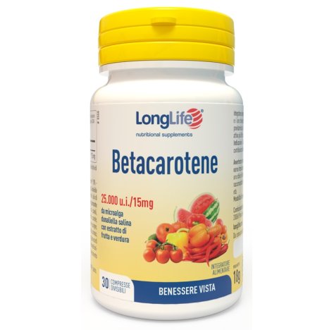 LONGLIFE BETACAROTENE 30CPR