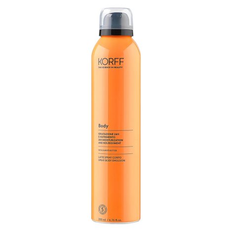 Korff Body - Latte Spray Corpo Idratazione 24H e Nutrimento, 200ml