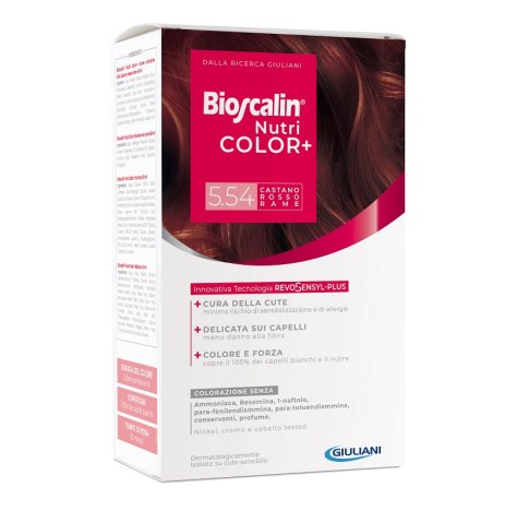 GIULIANI Spa Bioscalin nutricolor tinta capelli +5,54 castano rosso rame 