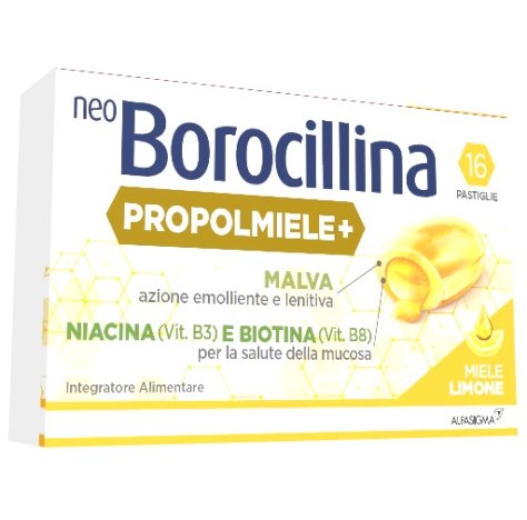 NEOBOROCILLINA PROPOLMIELE + LIMONE  16 PASTIGLIE