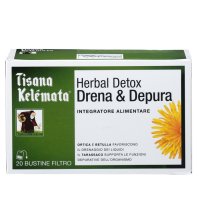 KELEMATA Srl Tisana herbal detox drena e depura 20 bustine
