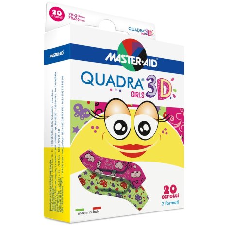 QUADRA CER 3D GIRL 20PZ ASSORT