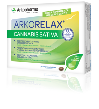 ARKOFARM SRL Arkorelax Cannabis Sativa Integratore contro stress 30 compresse