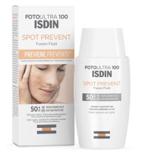 Isdin Fotoultra 100 Spot Prevent Fusion Fluid crema solare protezione 50 50ml