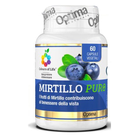 Mirtillo puro 60 capsule colours 