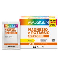 MARCO VITI FARMACEUTICI SpA Massigen Magnesio Potassio Zero 24 + 6 Bustine