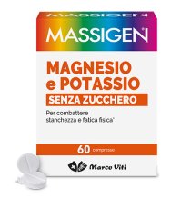 MARCO VITI FARMACEUTICI SpA MASSIGEN MAGNESIO POTASSIO SENZA ZUCCHERO 60 COMPRESSE 