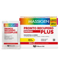 MARCO VITI FARMACEUTICI SpA MASSIGEN PRONTO RECUPERO ENERGIA PLUS 24 BUSTINE + 2 BUSTINE 