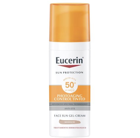 BEIERSDORF SpA Eucerin Sun Anti-età Gel Crema Colore Medio spf 50+ 