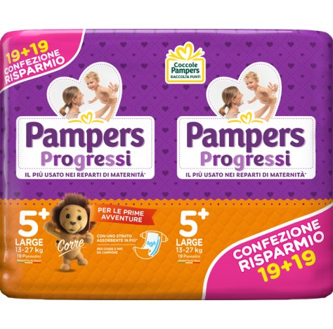 PAMPERS PROGRESSI LARG 38PZ 0245