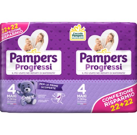 PAMPERS PROGRESSI MAXI 44PZ 0241