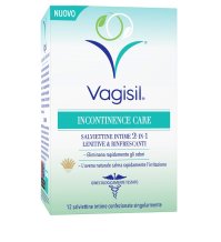 COMBE ITALIA Srl Vagisil incontinence care salviette intime 2 in 1