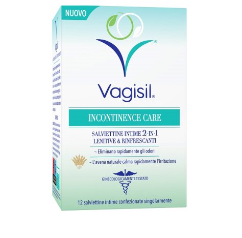 COMBE ITALIA Srl Vagisil incontinence care salviette intime 2 in 1