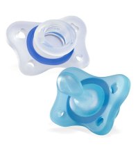 CHICCO (ARTSANA SPA) CHICCO GOMMOTTINO BOY SILICONE 2-6 MESI 2 PEZZI