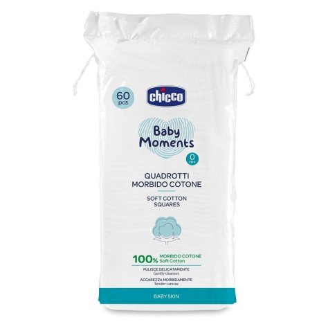 CHICCO QUADROTTI MORBIDO COTONE 60pz_