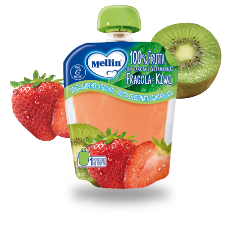 MELLIN POUCH FRAGOLA KIWI 90G