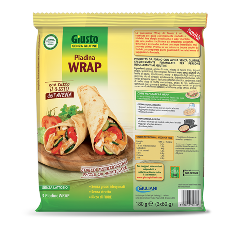 GIUSTO WRAP 3X60G S/G