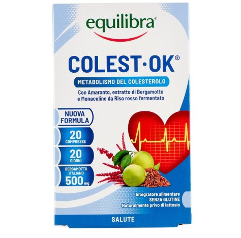 EQUILIBRA Srl Integratore colest-ok 20 compresse
