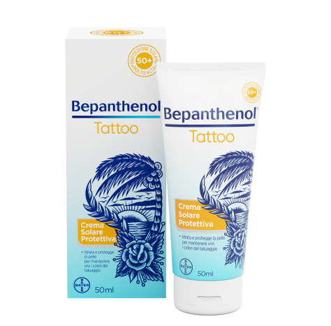 BAYER SpA Bepanthenol tattoo crema solare protettiva