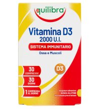 EQUILIBRA Srl Vitamina D3 30 compresse