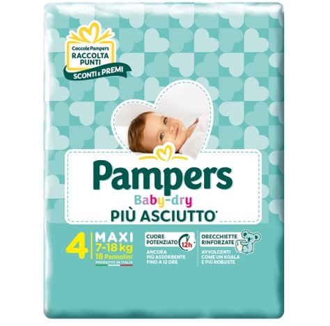 Pampers Bd Downcount Maxi 18pz