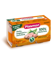 PLASMON (HEINZ ITALIA SpA) Plasmon omogenizzato pollo, fagiolini e zucchine 2x120g
