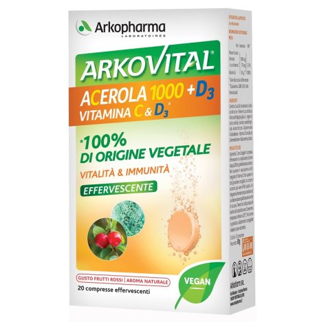 ARKOVITAL ACEROLA 1000+D3 VIT