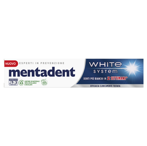 UNILEVER ITALIA Spa Mentadent white system 75ml