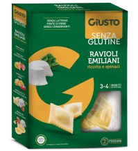 GIUSTO S/G RAVIOLI RICOTTA/SPI