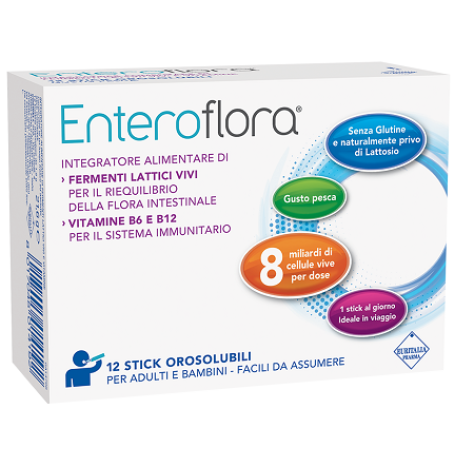 Enteroflora 12stick Orosolub