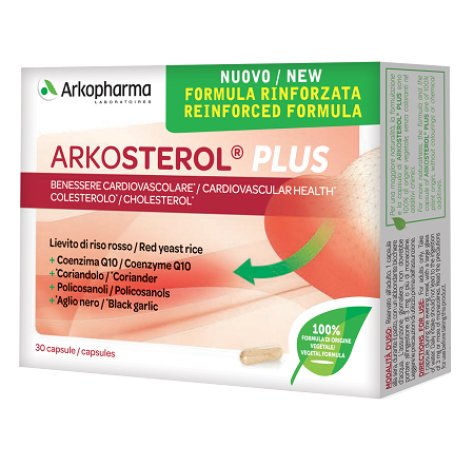 ARKOSTEROL PLUS rimedio per abbassare il colesterolo 30 capsule 