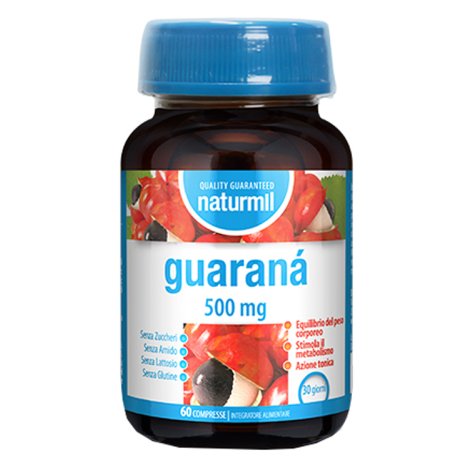 Naturmil Guarana' 500mg 60 compresse 