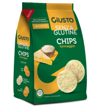 GIUSTO S/G CHIPS FORMAGGIO 40G