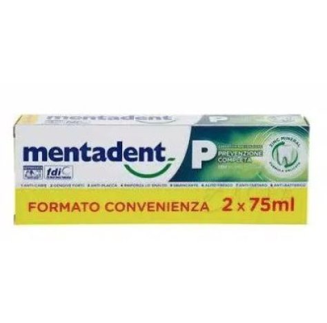 UNILEVER ITALIA Spa Mentadent P 2x75ml bitubo 