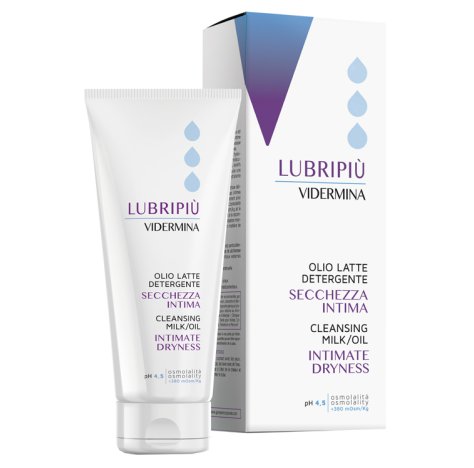 ISTITUTO GANASSINI Spa Vidermina Lubripiù olio latte detergente secchezza intima 200ml