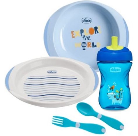 Chicco Set Pappa 12m+ Azzurro