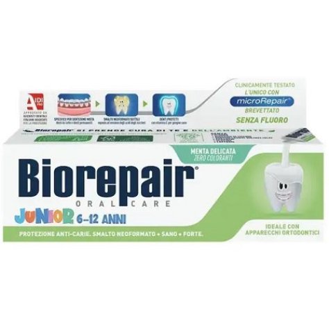  Biorepair Dentifricio Junior 6-12 anni 75ml Protezione Carie