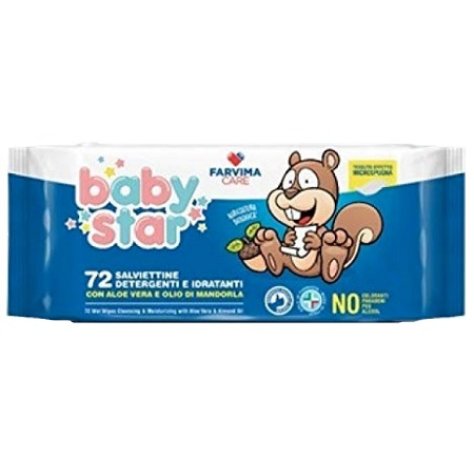 Babystar Salv Bebe' Popup 72pz