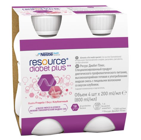 RESOURCE DIABET PLUS FRAGOLA