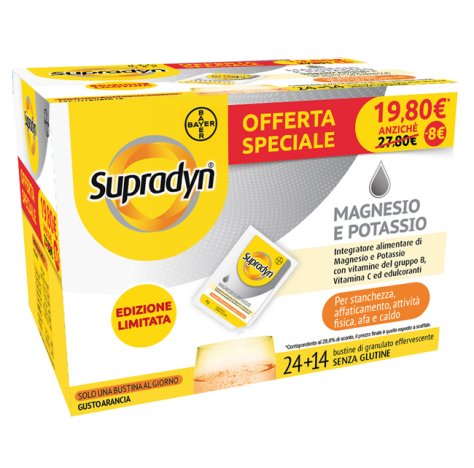 BAYER Spa Supradyn magnesio e potassio limited 14+24 bustine